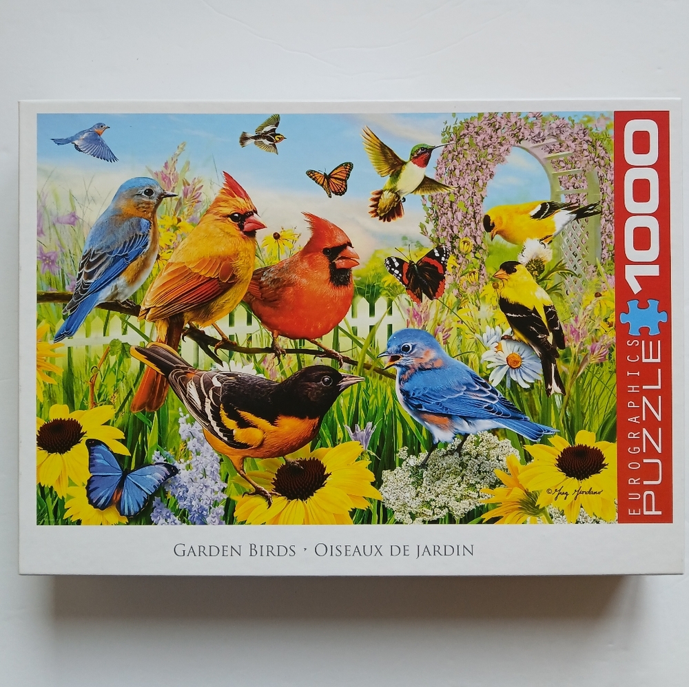 Garden Birds 1000-piece puzzle by Eurographics